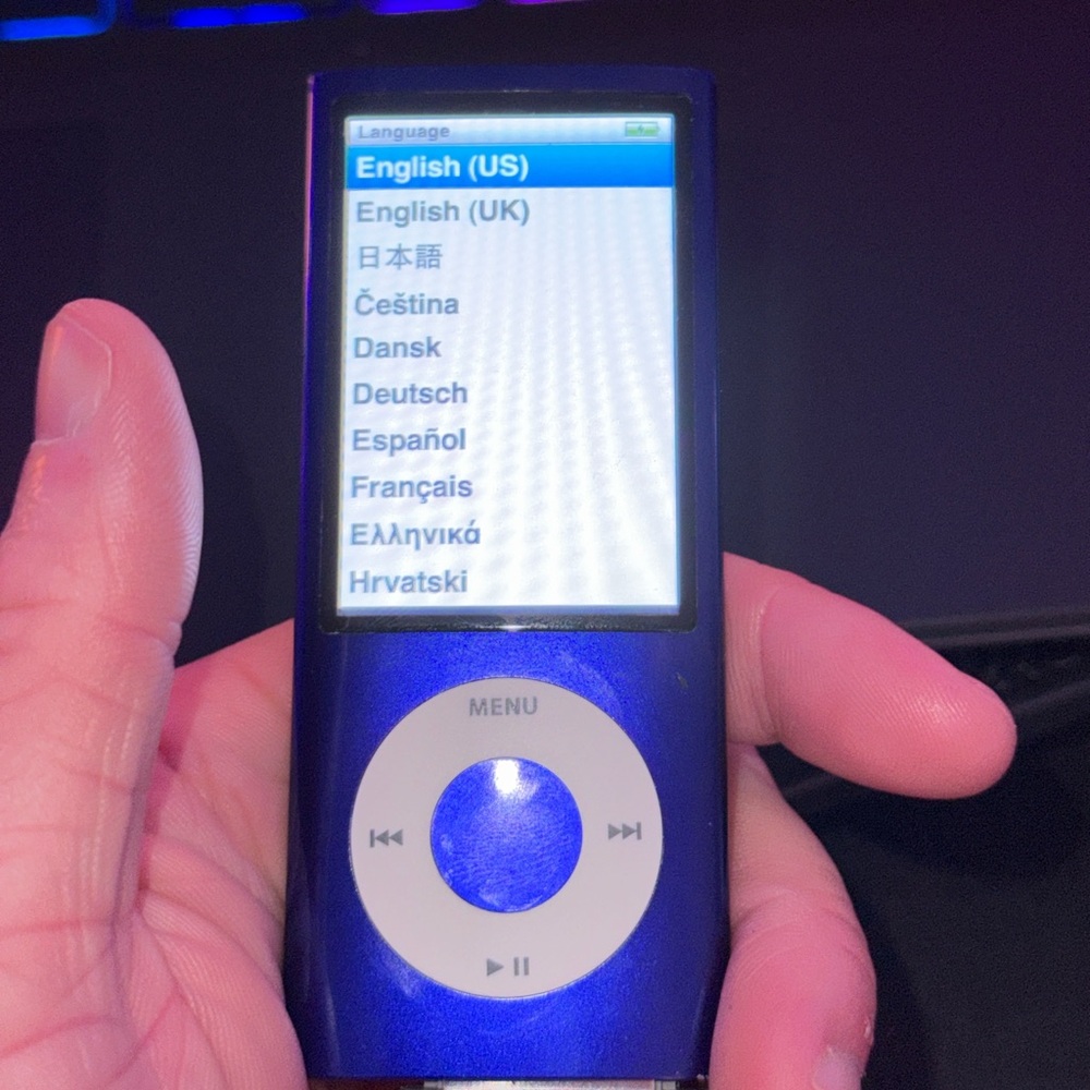 Apple Blue iPod Nano 5th Gen. ‼️WORKS‼️